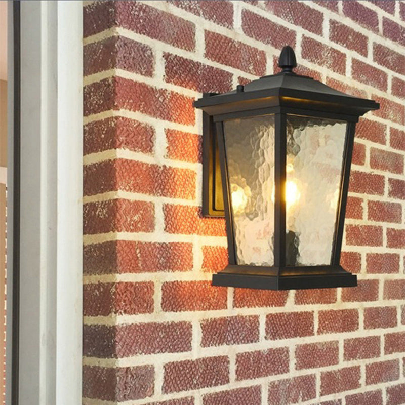 Bauernhaus Wasserdicht Glasschirm Außenwandleuchte