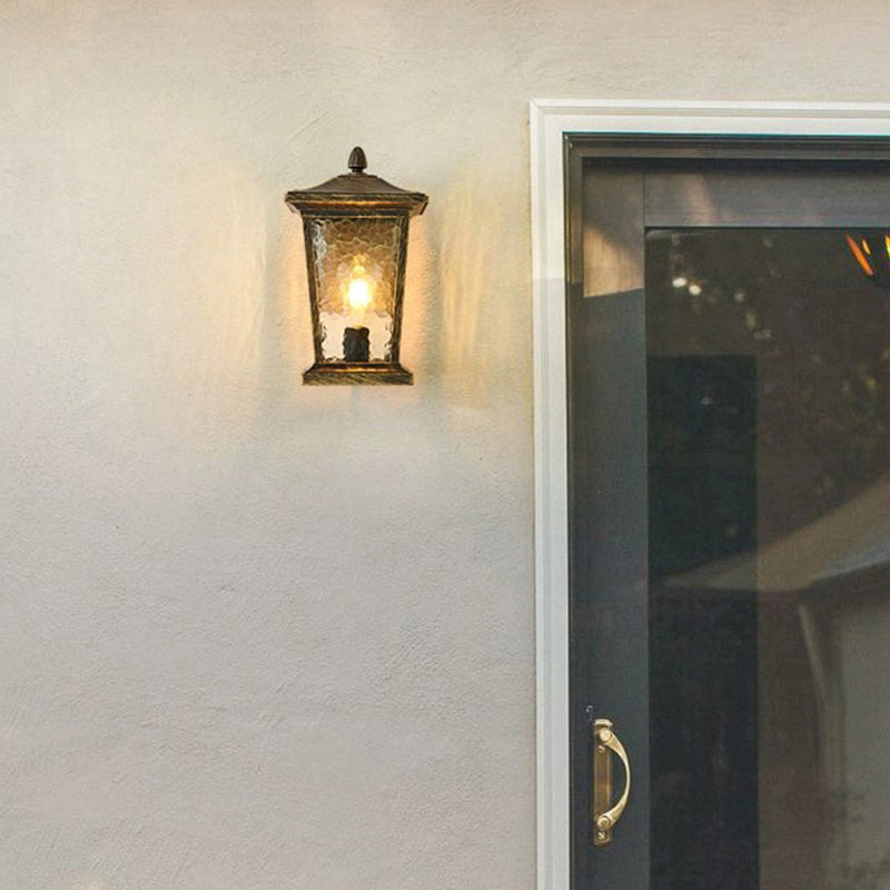 Bauernhaus Wasserdicht Glasschirm Außenwandleuchte
