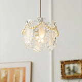 Floral Glas Pendelleuchte