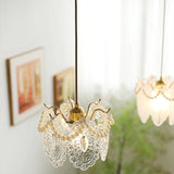 Floral Glas Pendelleuchte