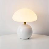 Französische Creme Pilz Lampe