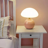 Französische Creme Pilz Lampe
