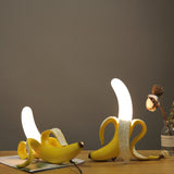 Banane Lichter Art Deco Tischlampen