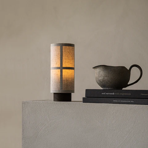 Japanische Seiden-Tischlampe