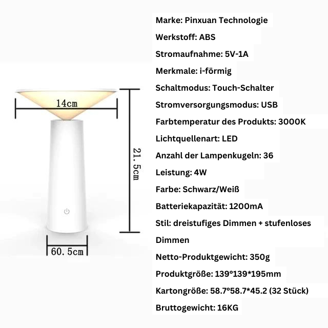 Remoteglo - Kabellose Tischleuchte