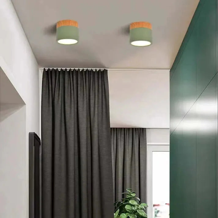 Skandinavische Cylinder LED-Deckenleuchten für Flure