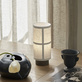 Japanische Seiden-Tischlampe