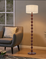 Japandi Stehlampe aus Holz