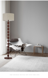 Japandi Stehlampe aus Holz