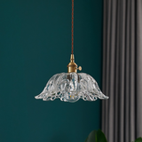 Glasblume Pendelleuchte