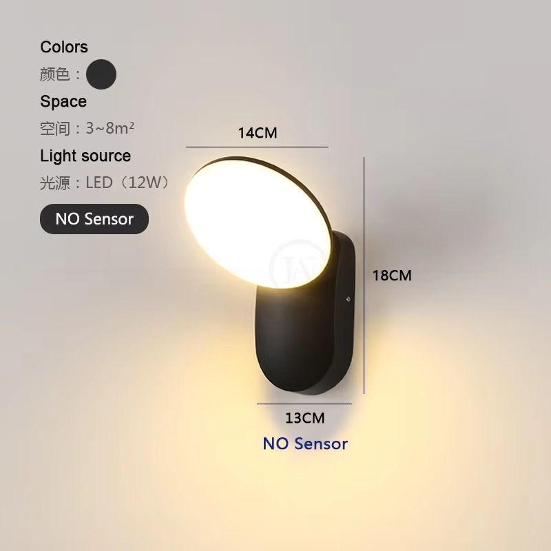 Bewegungsmelder LED-Wandleuchte