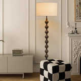 Japandi Stehlampe aus Holz