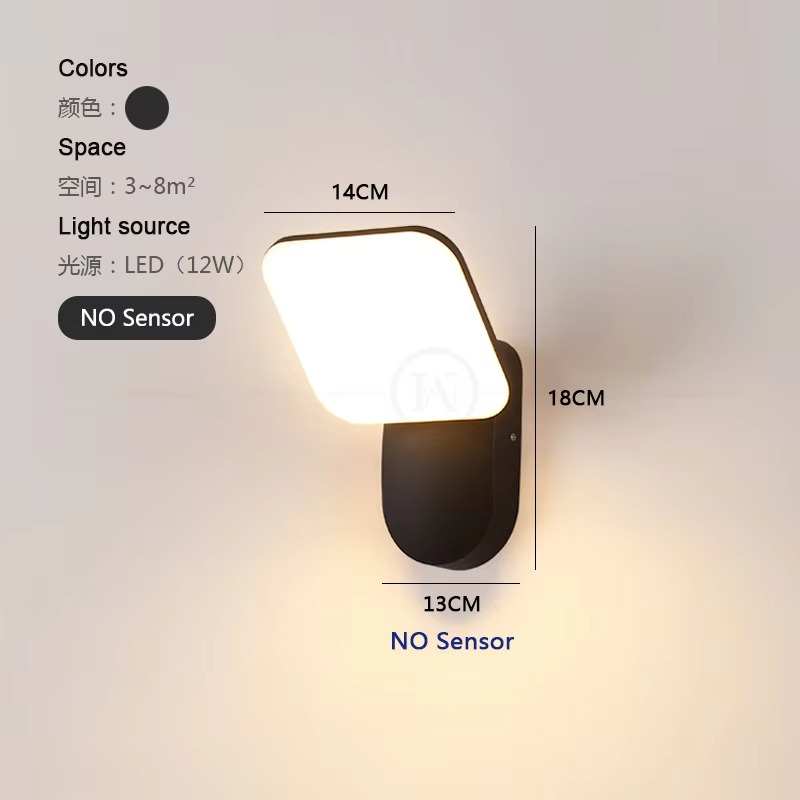 Bewegungsmelder LED-Wandleuchte