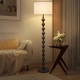 Japandi Stehlampe aus Holz