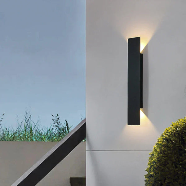 Triglow - Wasserdichte LED-Wandleuchte für den Außenbereich