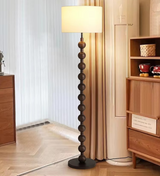 Japandi Stehlampe aus Holz