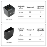 Moderne Aluminium Wasserdichte LED Wandleuchte für den Innenbereich