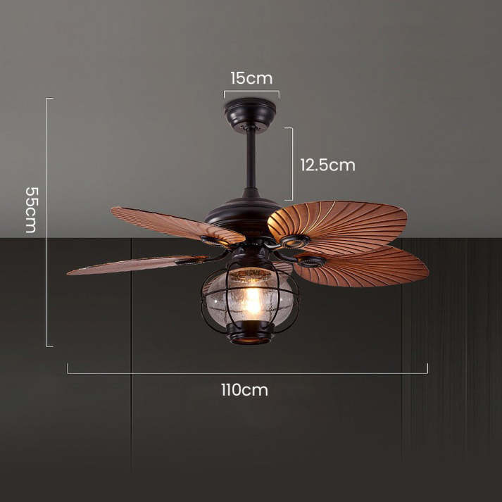 Schwarz Vintage Creative Deckenventilatoren
