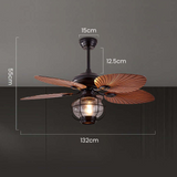 Schwarz Vintage Creative Deckenventilatoren