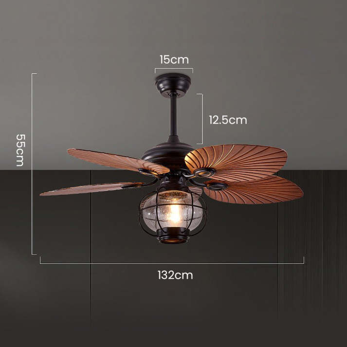 Schwarz Vintage Creative Deckenventilatoren