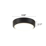 Einfache Outdoor Wasserdicht Aluminium Runde LED Flush Mount Deckenleuchte