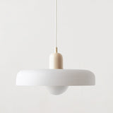 Bauhaus Pendelleuchte aus farbigem Glas