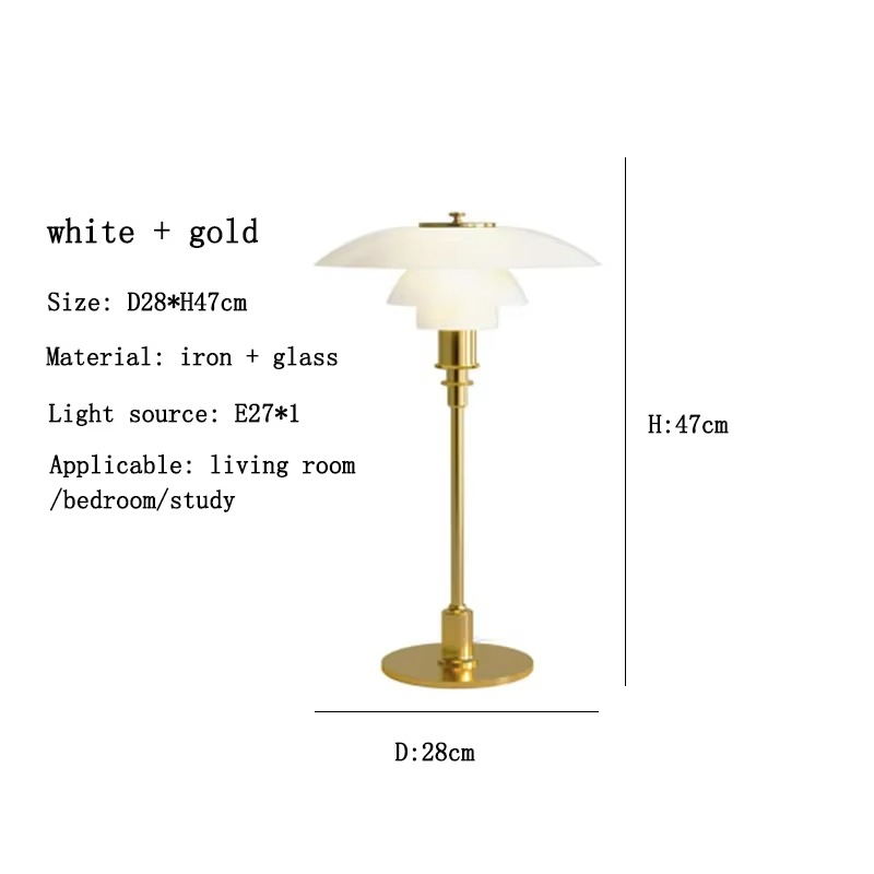 Dänische Designer-Tischlampe