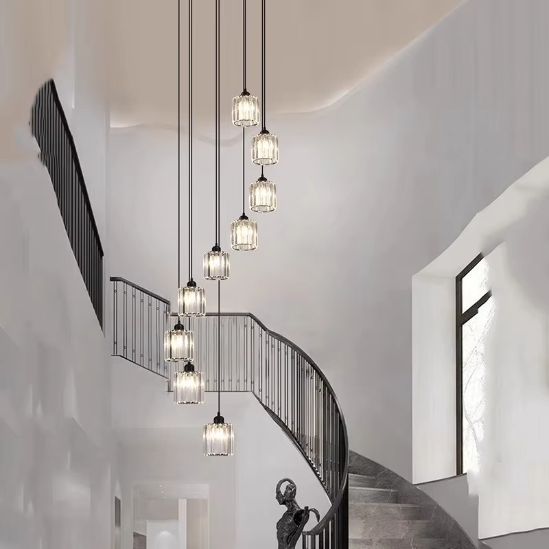 Kristall Vintage Treppe Kronleuchter
