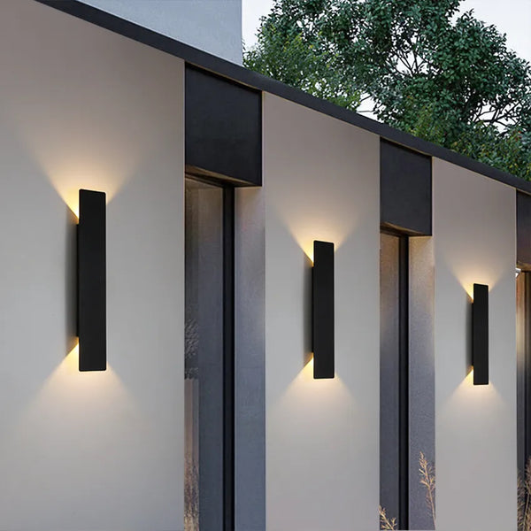 Triglow - Wasserdichte LED-Wandleuchte für den Außenbereich