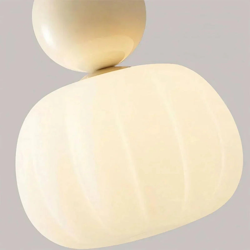 Scout Creme Art Deco Pendelleuchte