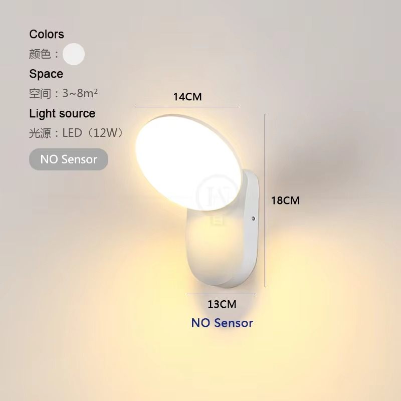 Bewegungsmelder LED-Wandleuchte