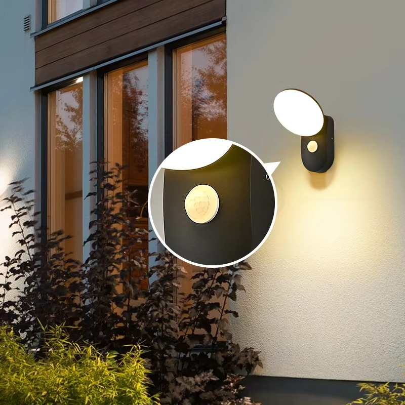 Bewegungsmelder LED-Wandleuchte
