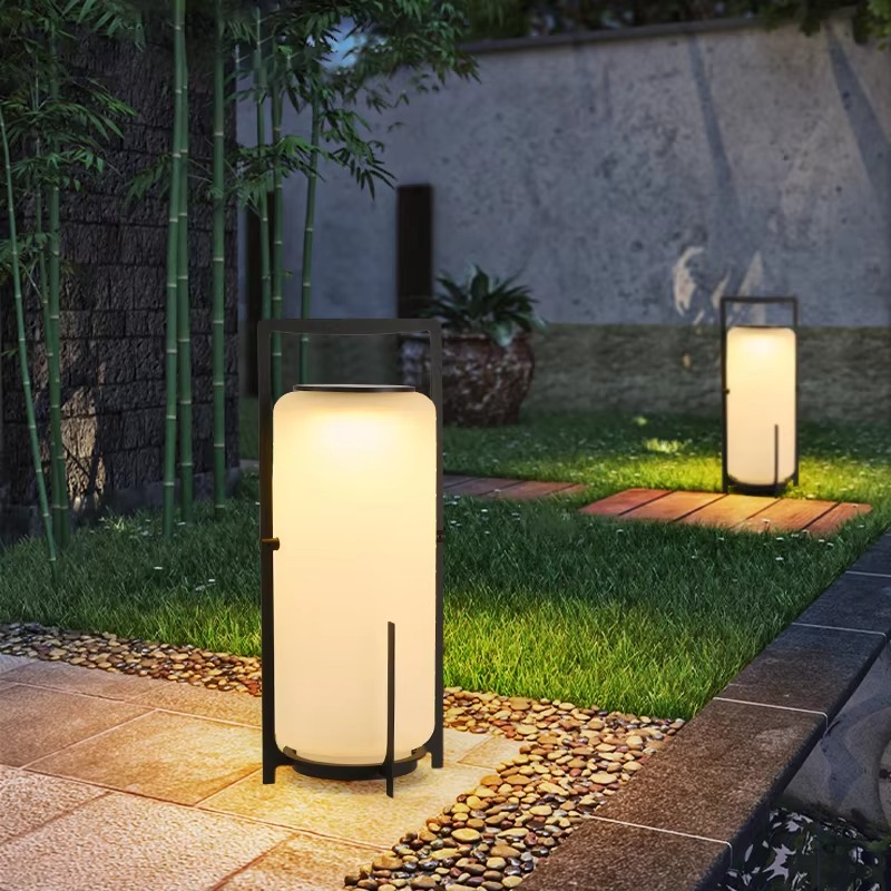 Solarbetriebene Terrassenlampe