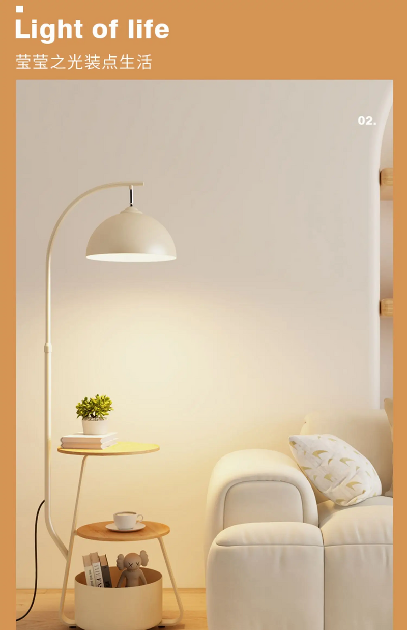 Nordischer Lampentisch