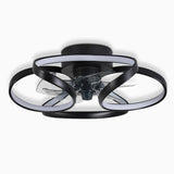 Flower LED Modern Flush Mount Ceiling Fan Lights mit Fernbedienung