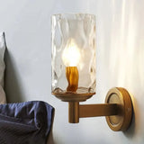 Klassischer Retro-Wandleuchter aus Glas