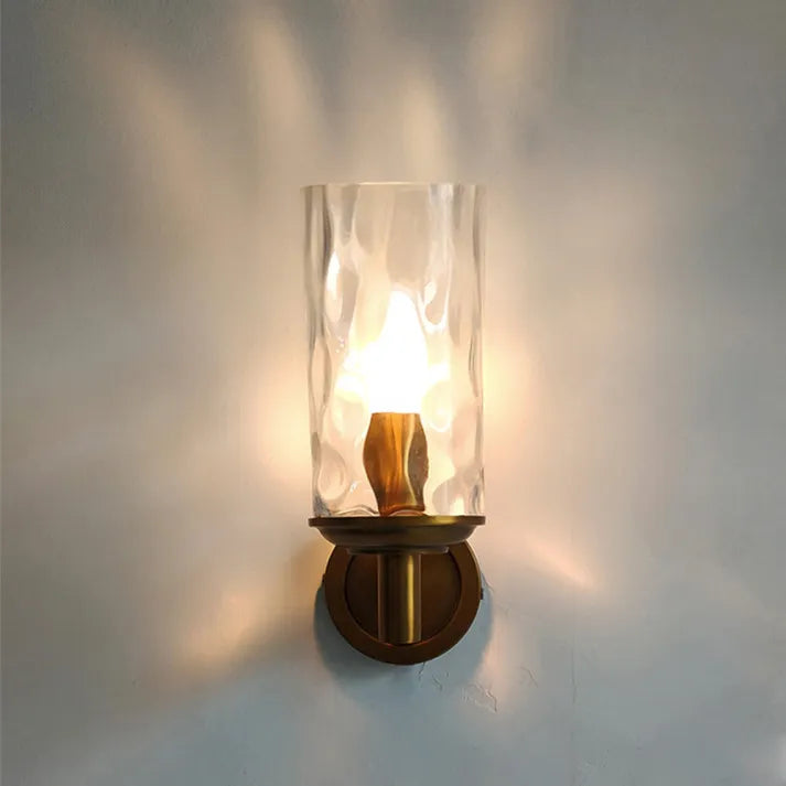 Klassischer Retro-Wandleuchter aus Glas