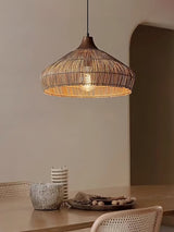 Wicker Rattan Pendelleuchte