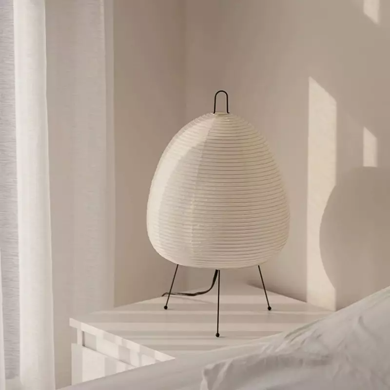 Tischlampe aus Washi-Papier