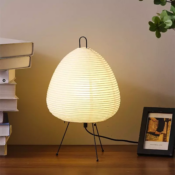 Tischlampe aus Washi-Papier