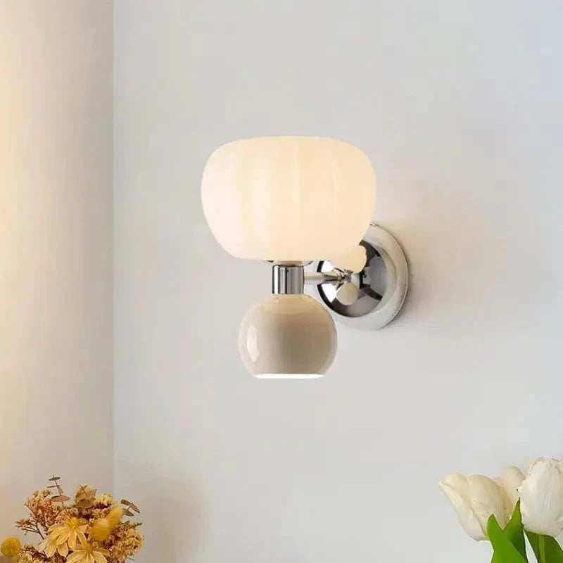 Moderne Led Wandlampen Creme