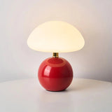 Französische Creme Pilz Lampe