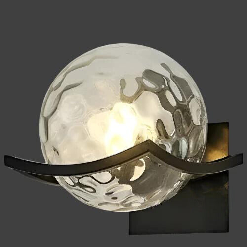 Moderne LED-Wandleuchte Glas