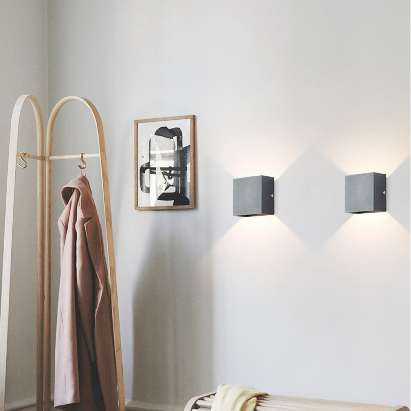 Moderne Aluminium Wasserdichte LED Wandleuchte für den Innenbereich