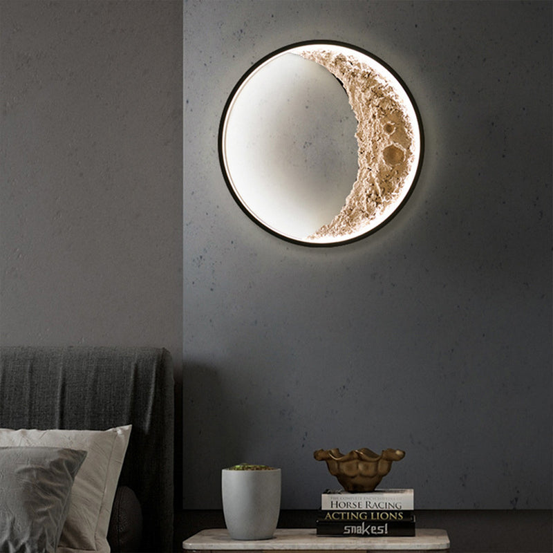 3d Mond Wandlampe