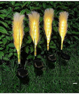 (4 pack) Fiber Reed Außenleuchte (Solar)