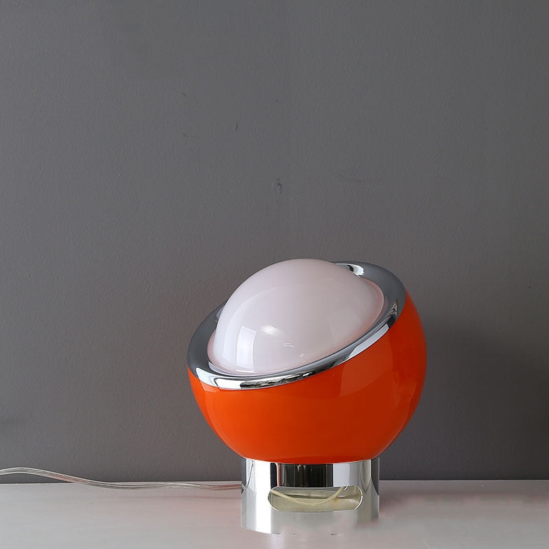 Französische Opal Bauhaus Tischlampe