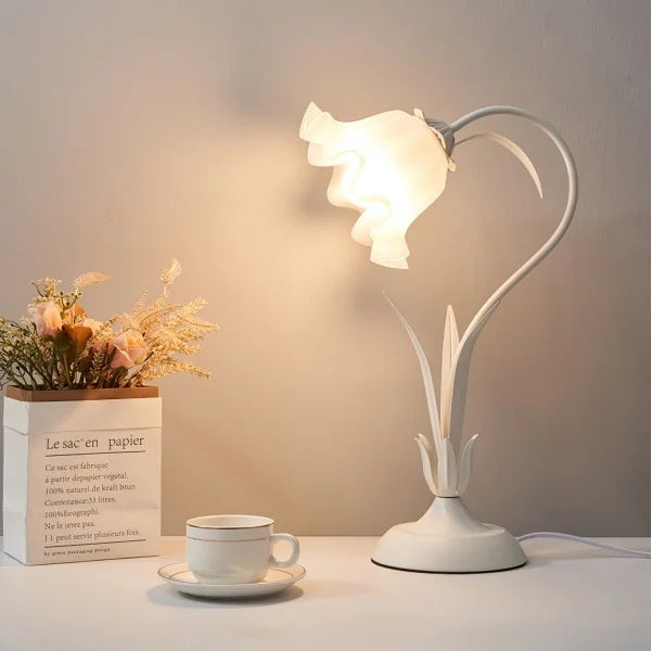 Vintage Verstellbare Blume Tischlampe