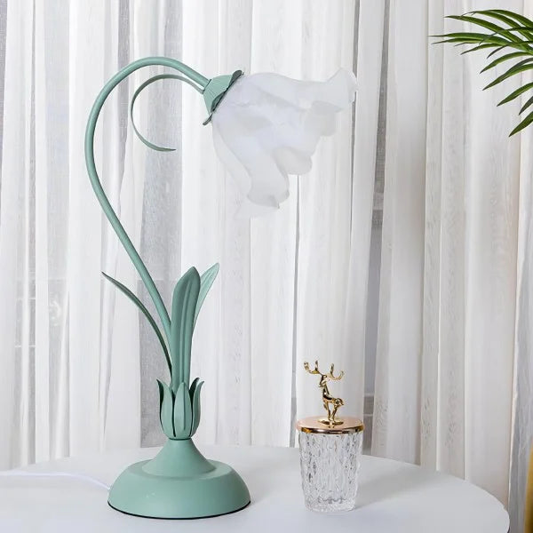 Vintage Verstellbare Blume Tischlampe