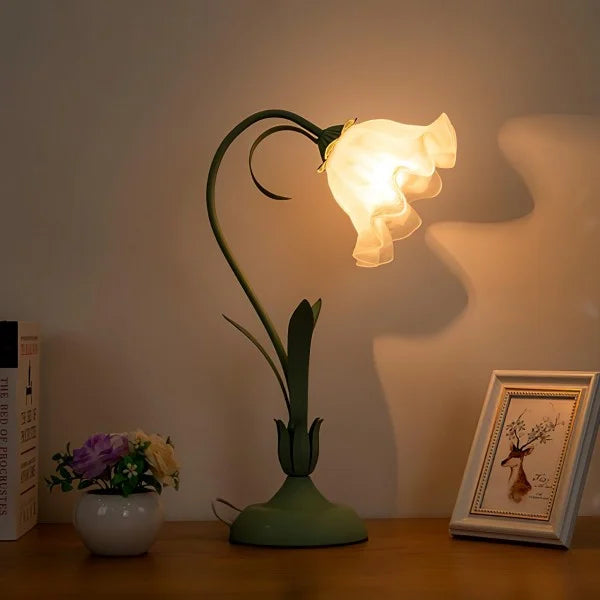 Vintage Verstellbare Blume Tischlampe